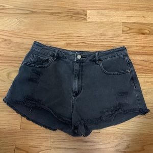 Pacsun Black Jean Shorts